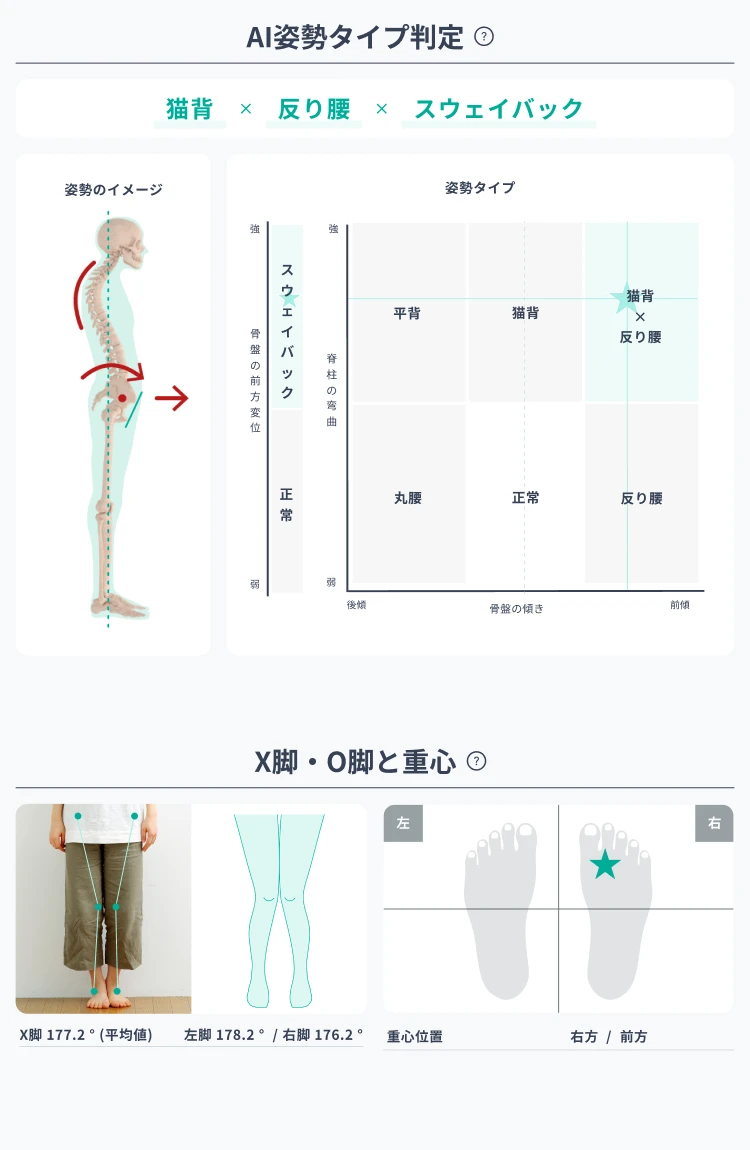 12タイプの姿勢分類